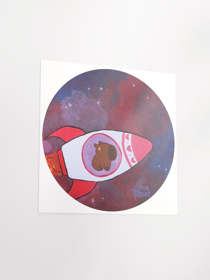 🌌 Espacio | Capybara Print product image (2)