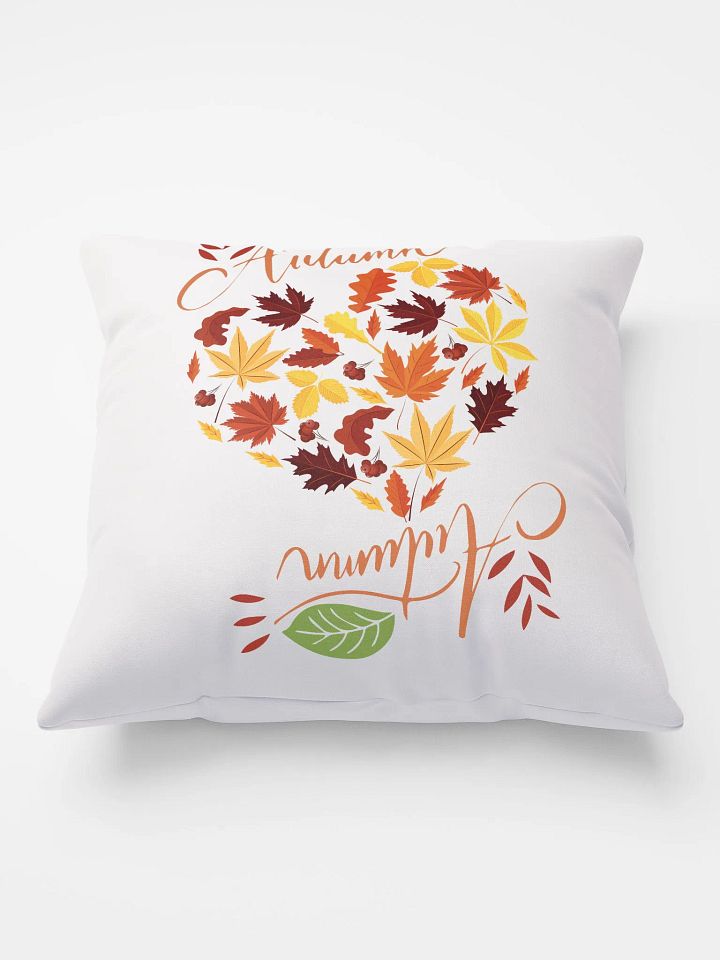 Autumn Leaf Heart Pillow product image (1)