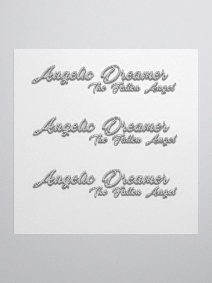 Angelic_Dreamer Logo Sticker Sheet product image (1)