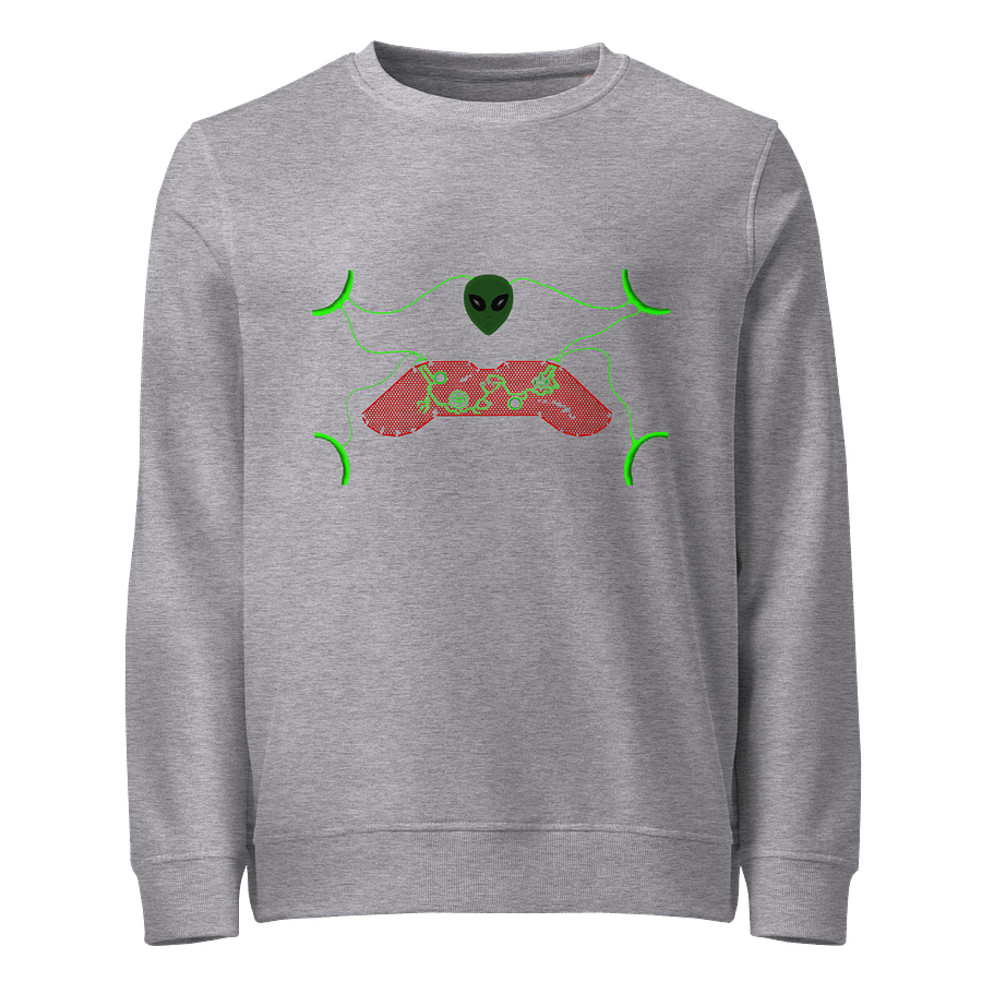 Galactic Gamer Unisex Organic Sweatshirt product image (1)