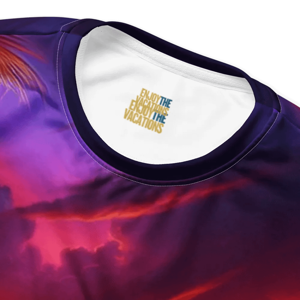 Tropical Sunset All-Over Print Sweatshirt | AI Design product image (4)