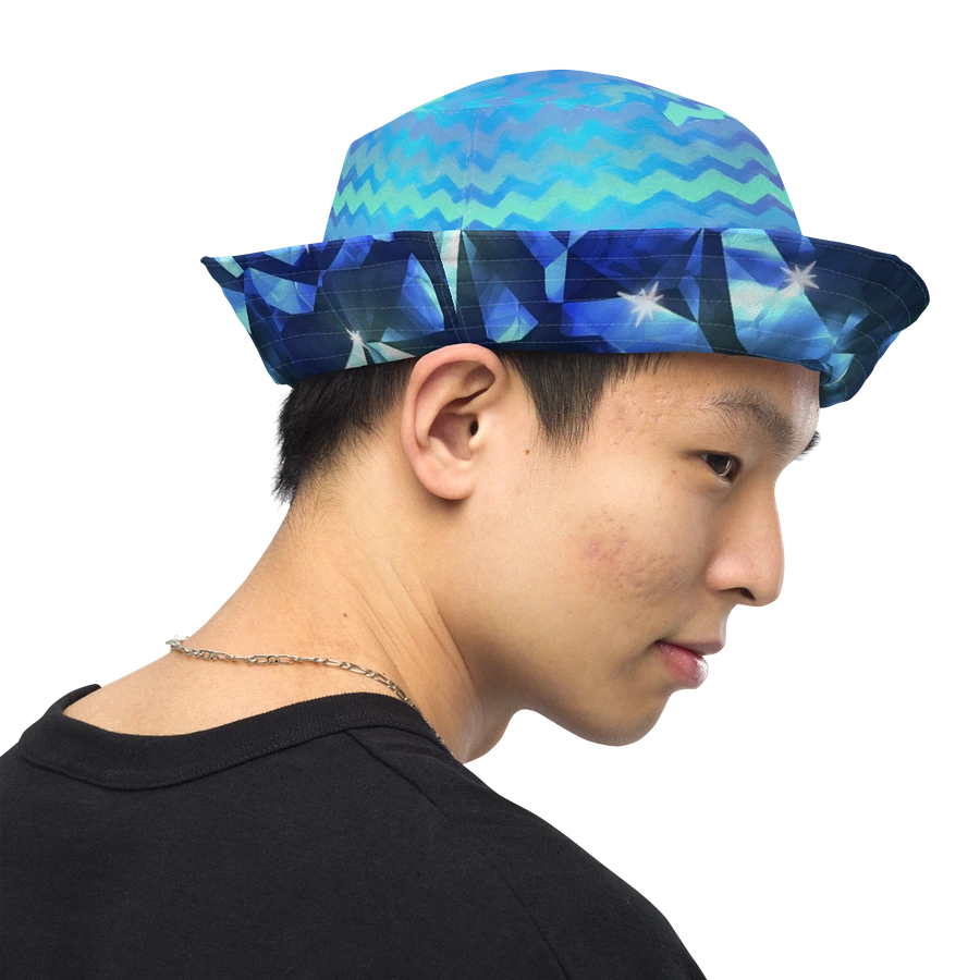 Blue Crystal Pattern Buckethat product image (17)