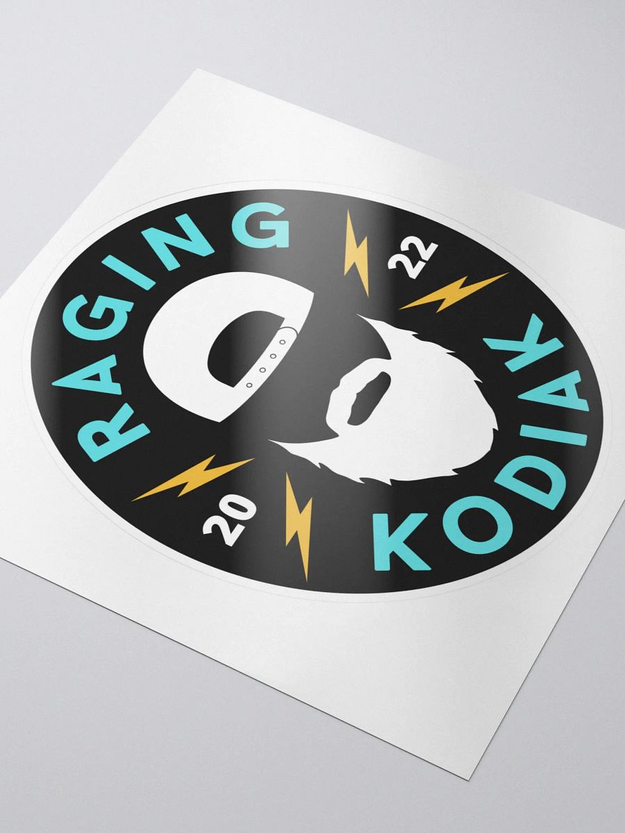 Bearded Sticker Black product image (3)