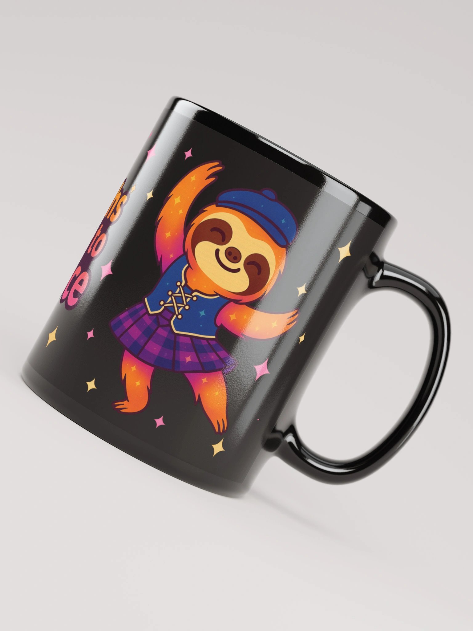 Highland Dance Sloth Mug – Cute Scottish Sloth Gift for Dancers, Dance Teachers & Sloth Lovers product image (4)