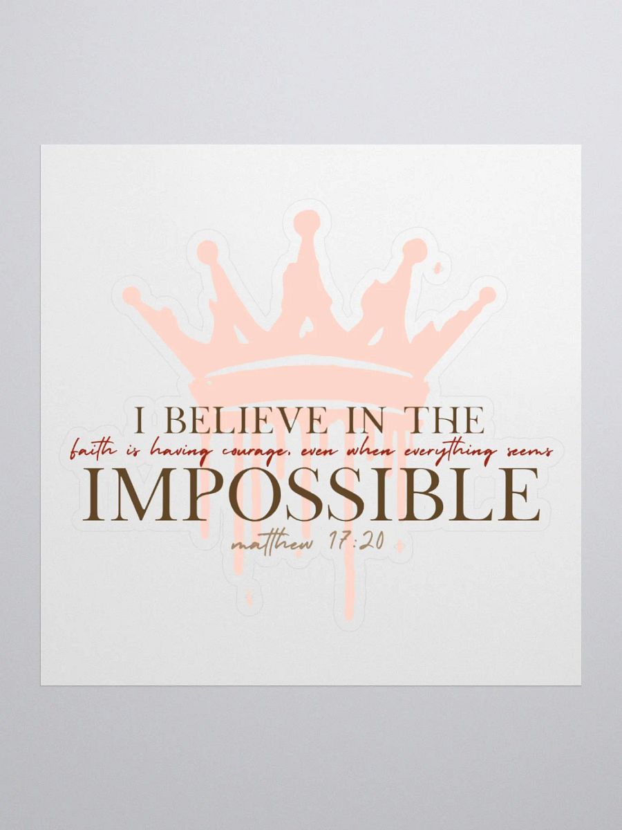Impossible Sticker (A Crown of Chains) product image (1)