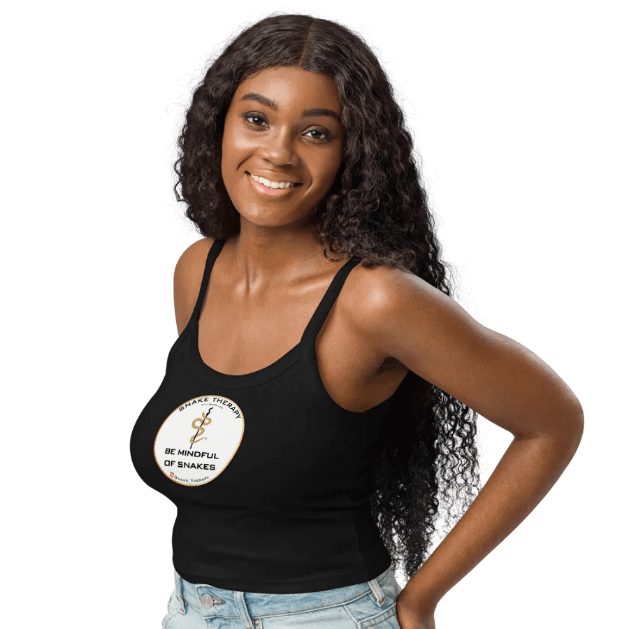 Snake Therapy Logo-Be Mindful Crop Tank product image (9)
