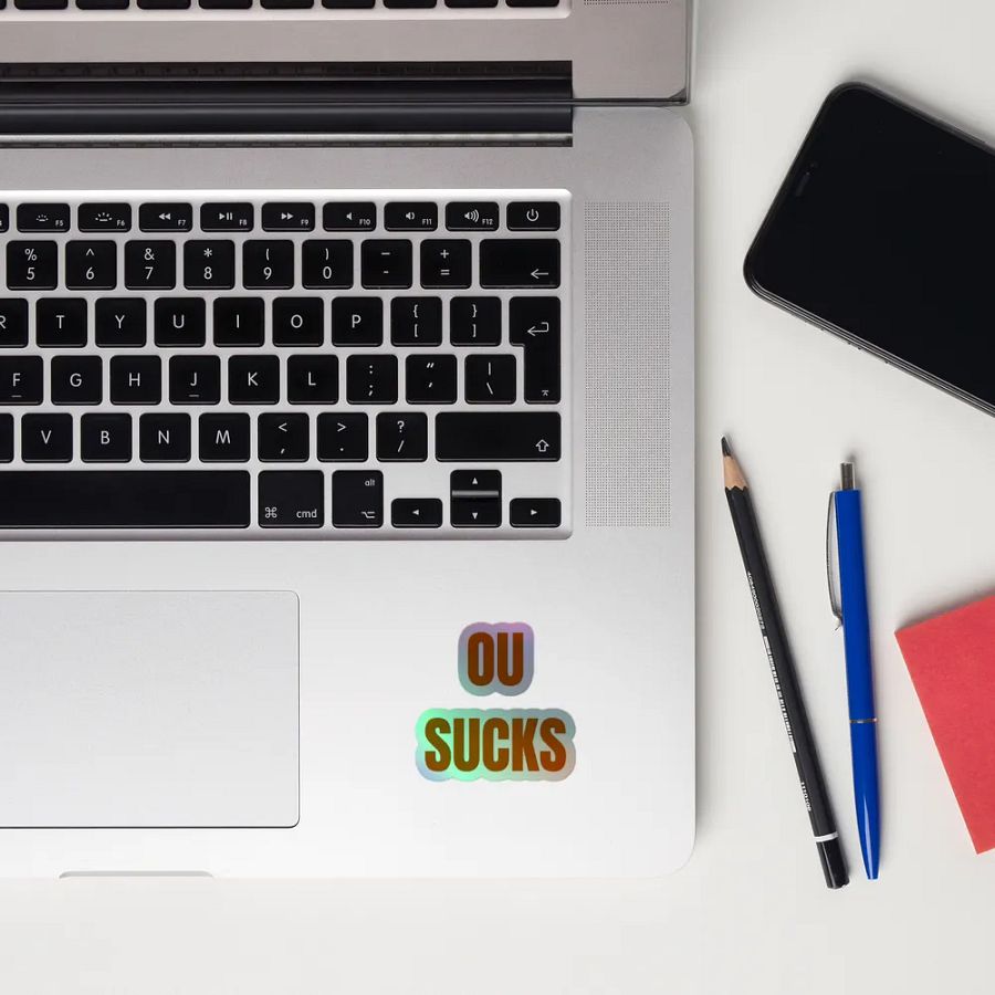 OU SUCKS Bold Slogan Sticker Sheet product image (12)