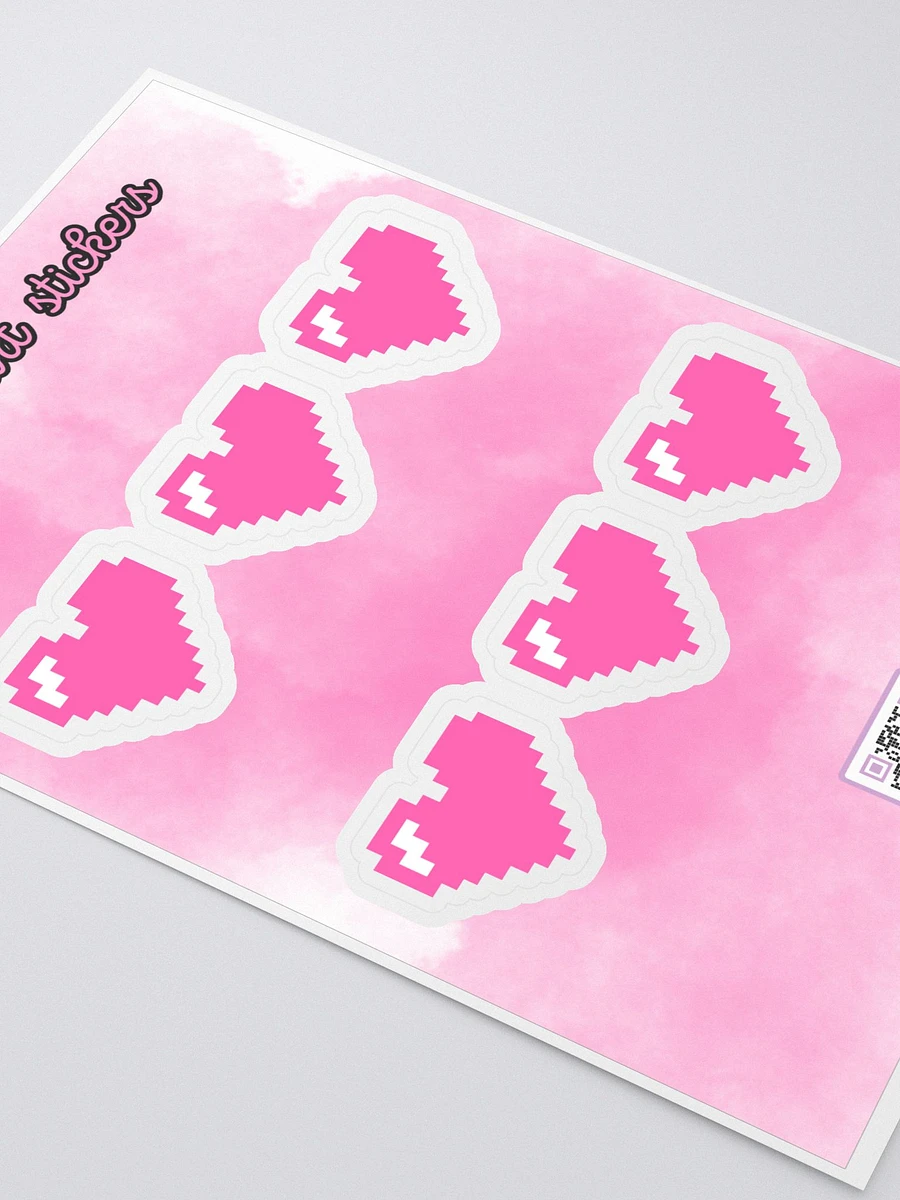 PIXEL HEART Sticker Sheet product image (2)