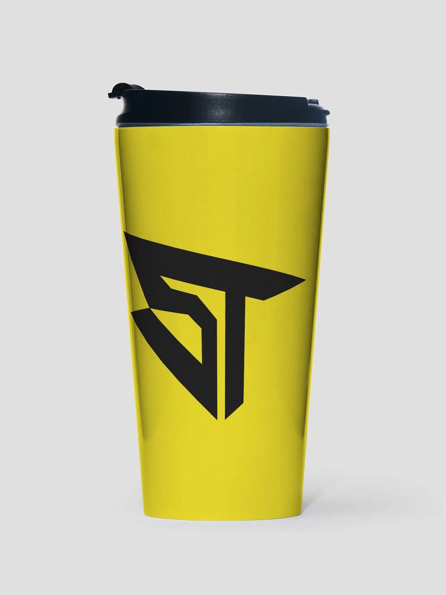 Staffy Logo Inverse Travel Mug (Steel) product image (1)