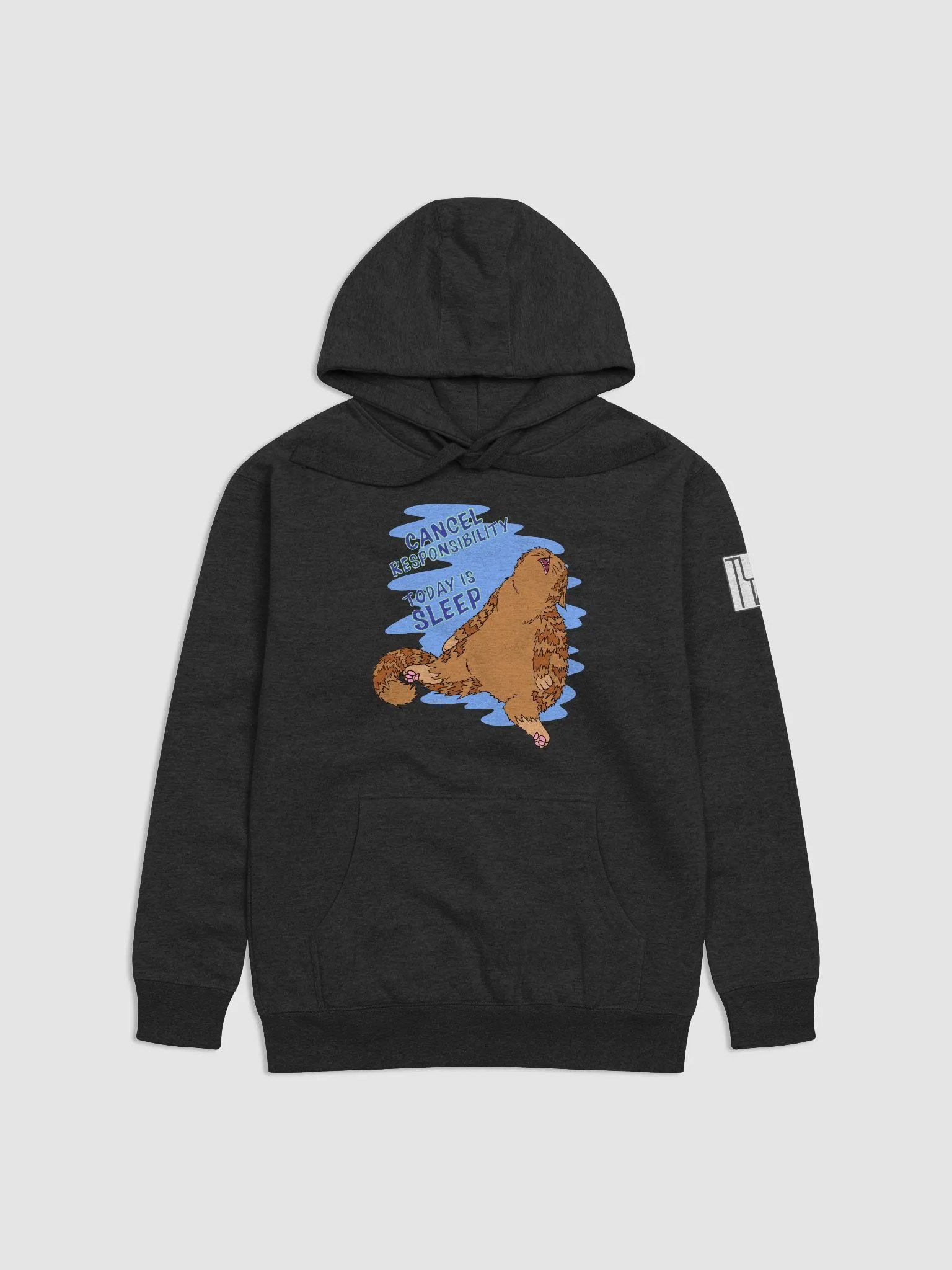 Cancel responsibility Today is sleep Hoodie product image (2)