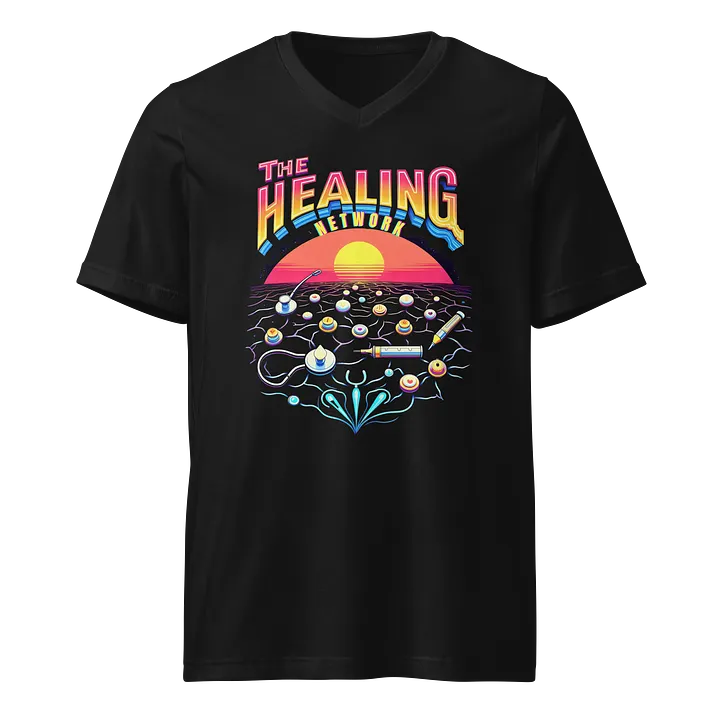 Sunset Healing Network V-Neck Tee product image (1)