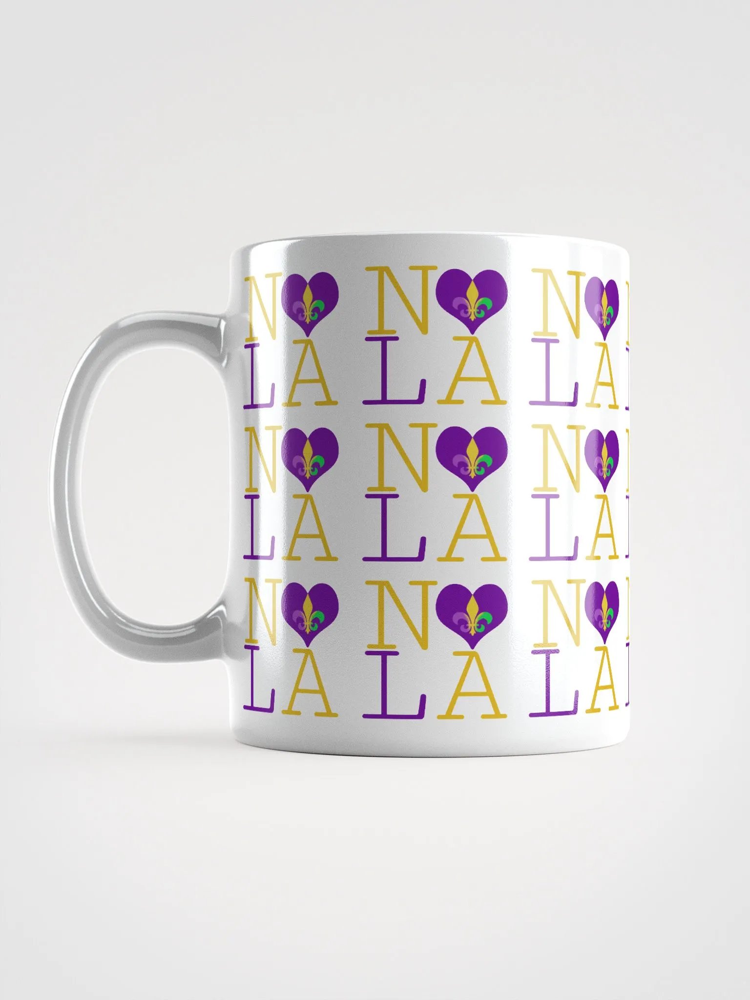 I LOVE NOLA **LEGACY MUG** (MARDI GRAS 3 FULL INFINITY) product image (17)