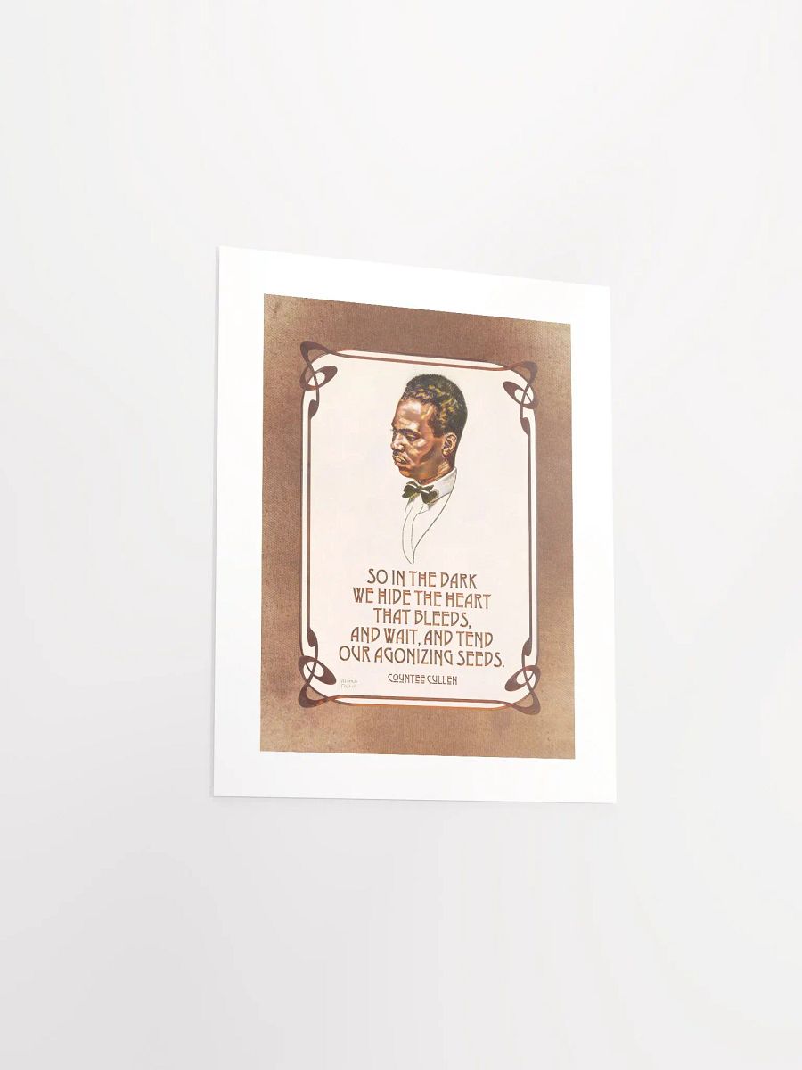 Countee Cullen: "Agonizing Seeds" Quote - Print product image (3)