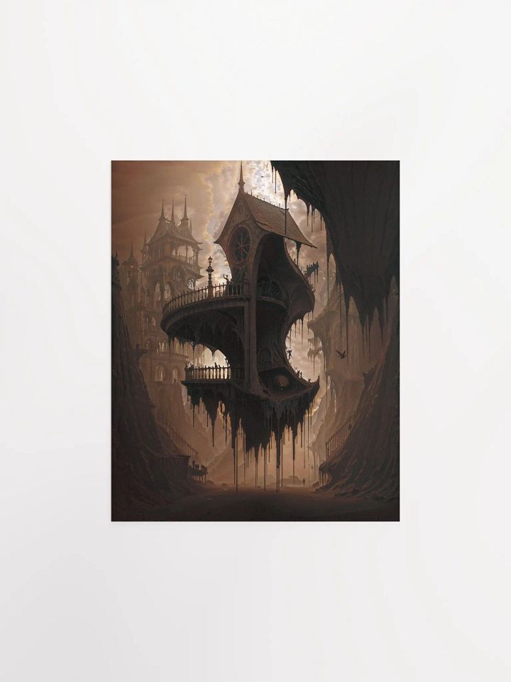 Gothic Floating House Poster product image (1)