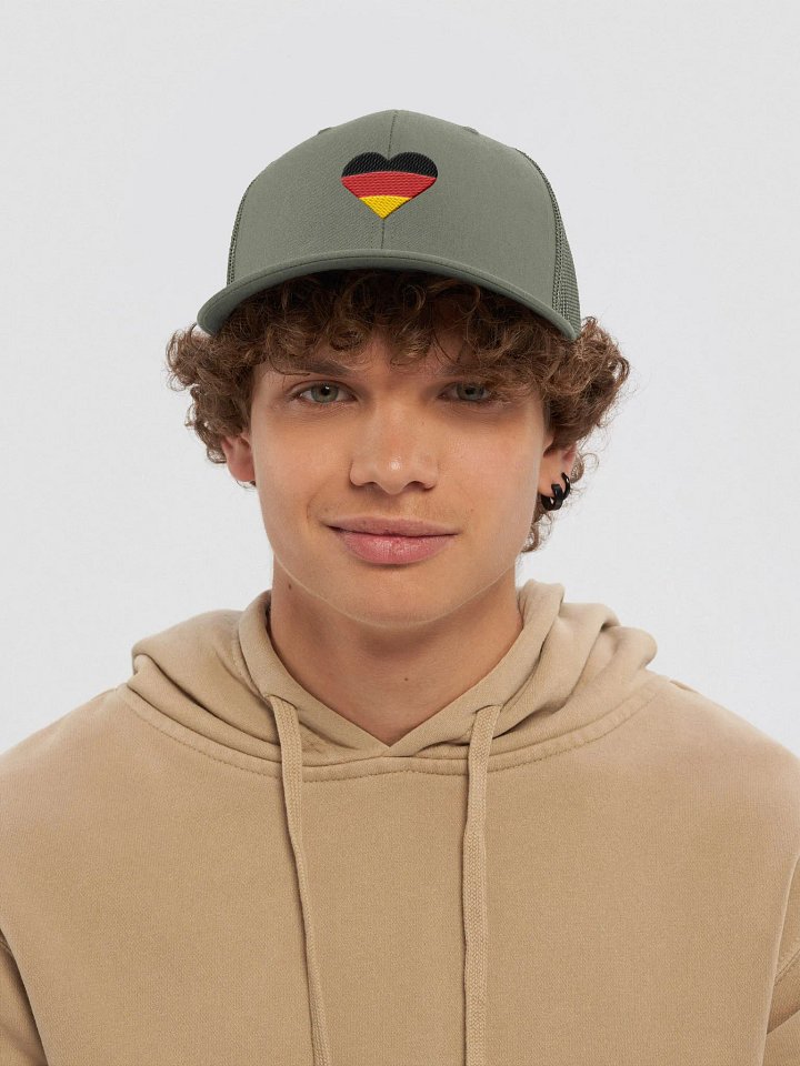 German Flag Embroidered Trucker Hat product image (2)