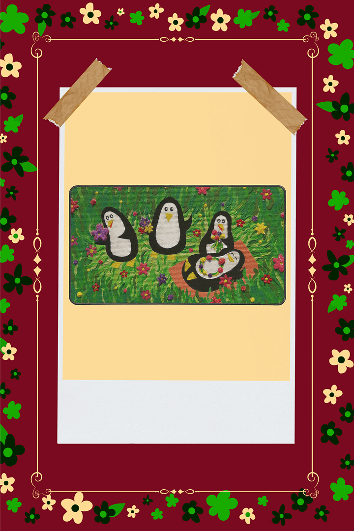 Flower Party Desk Mat product image (1)