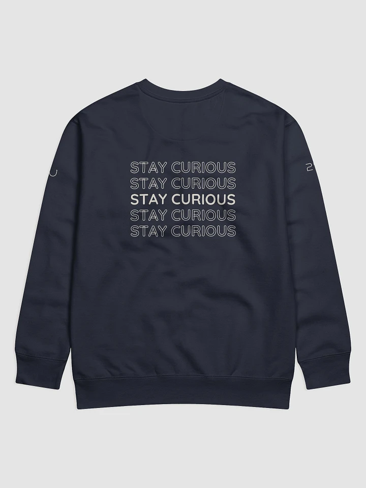 Goggles the Wise Monkey | Premium Sweat Shirt | Pocket Companion | Remember to Always Stay Curious | Empowerment Shirt product image (2)