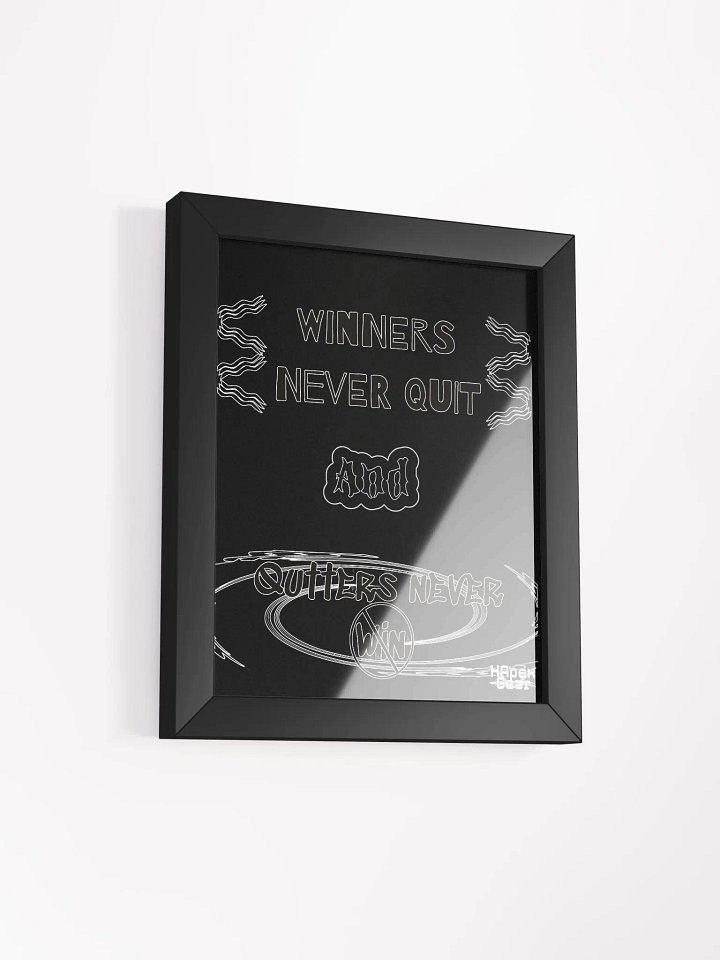 Winners - Framed - Black - High-Quality Poster product image (2)