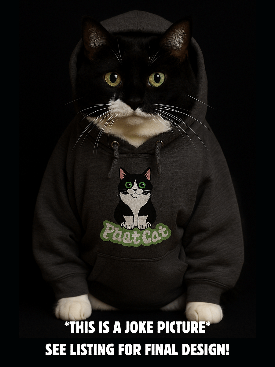 Phat Cat Hoodie (Green) product image (2)