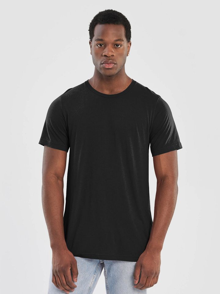 Plain Color Charcoal Black T-Shirt product image (1)