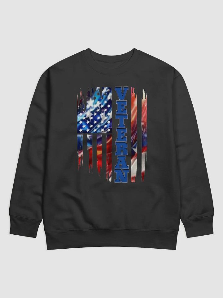 Patriotic Veteran Flag Sweatshirt product image (1)