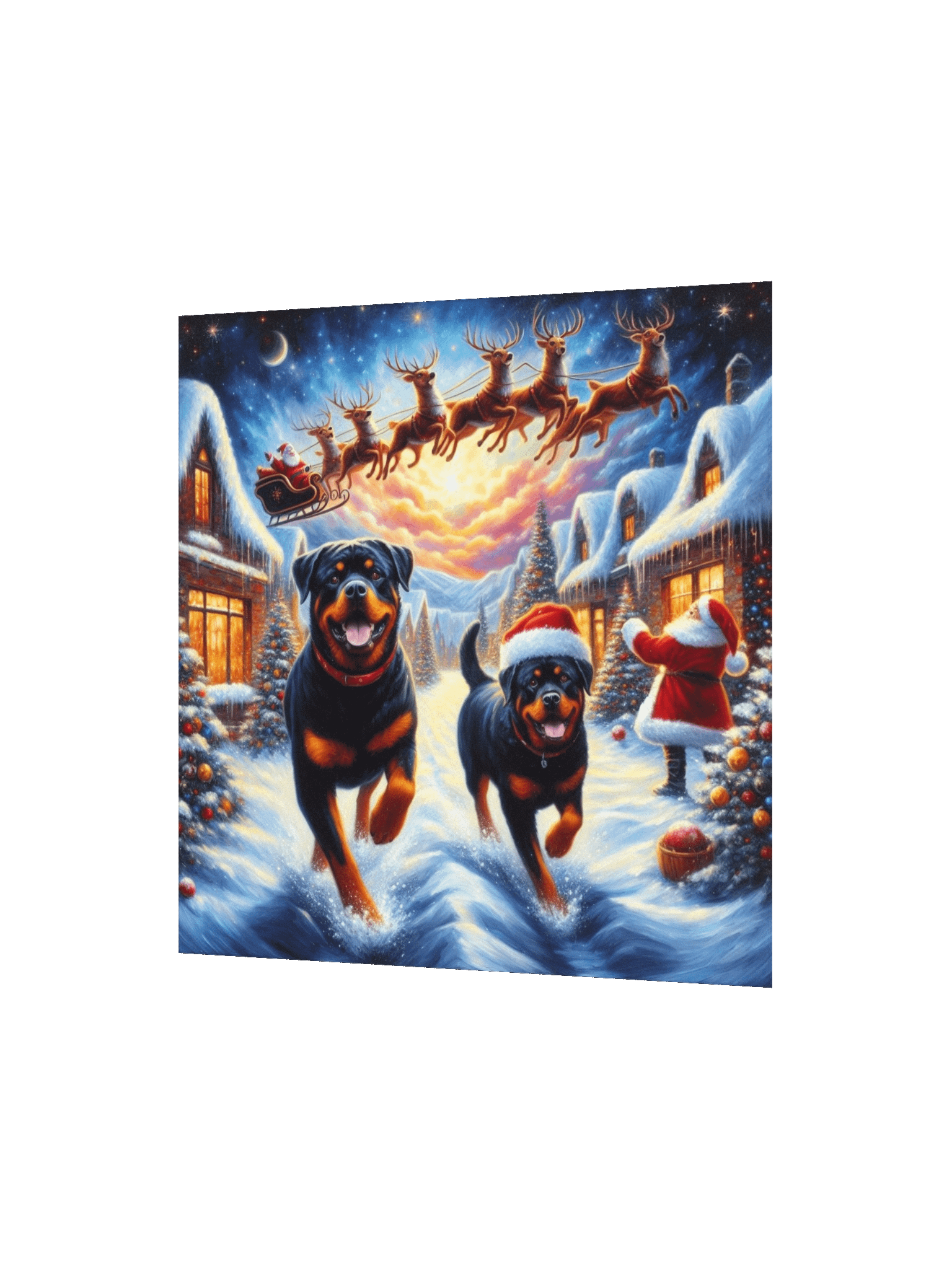 Christmas Magic Rottweiler Poster product image (6)