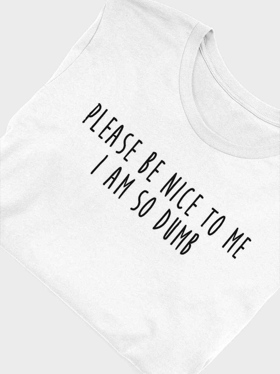 Text only: Please be nice to me shirt product image (45)