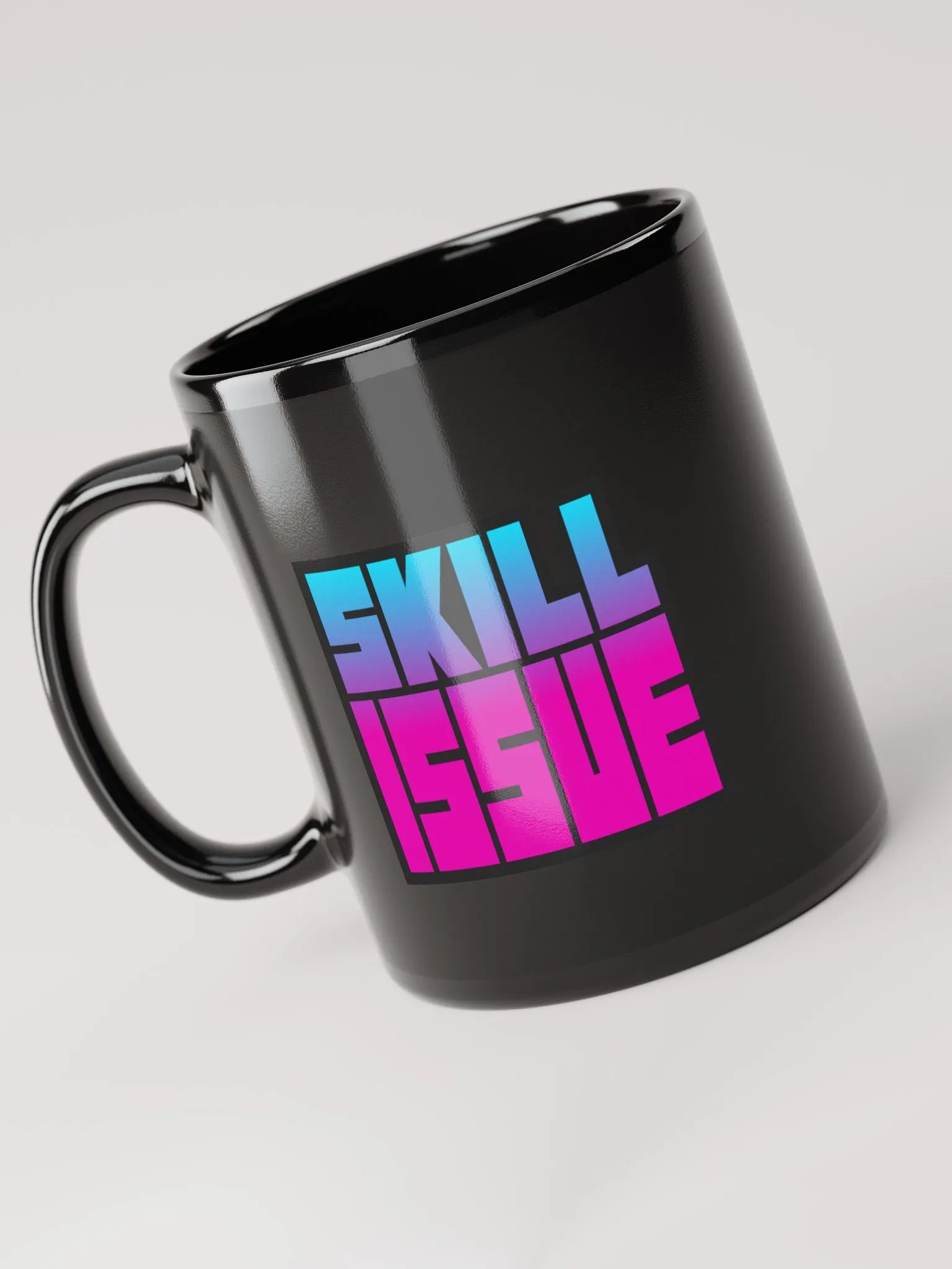 SKILL ISSUE BLACK MUG product image (5)