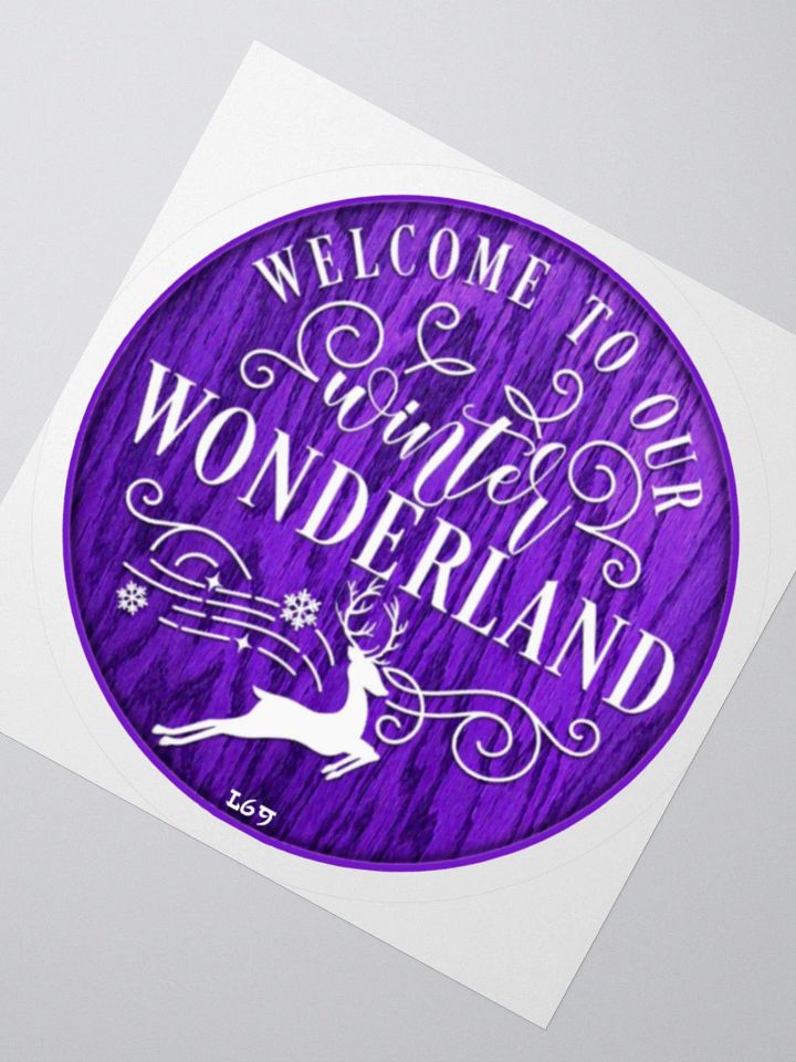 WELCOME TO OUR WINTER WONDERLAND product image (2)