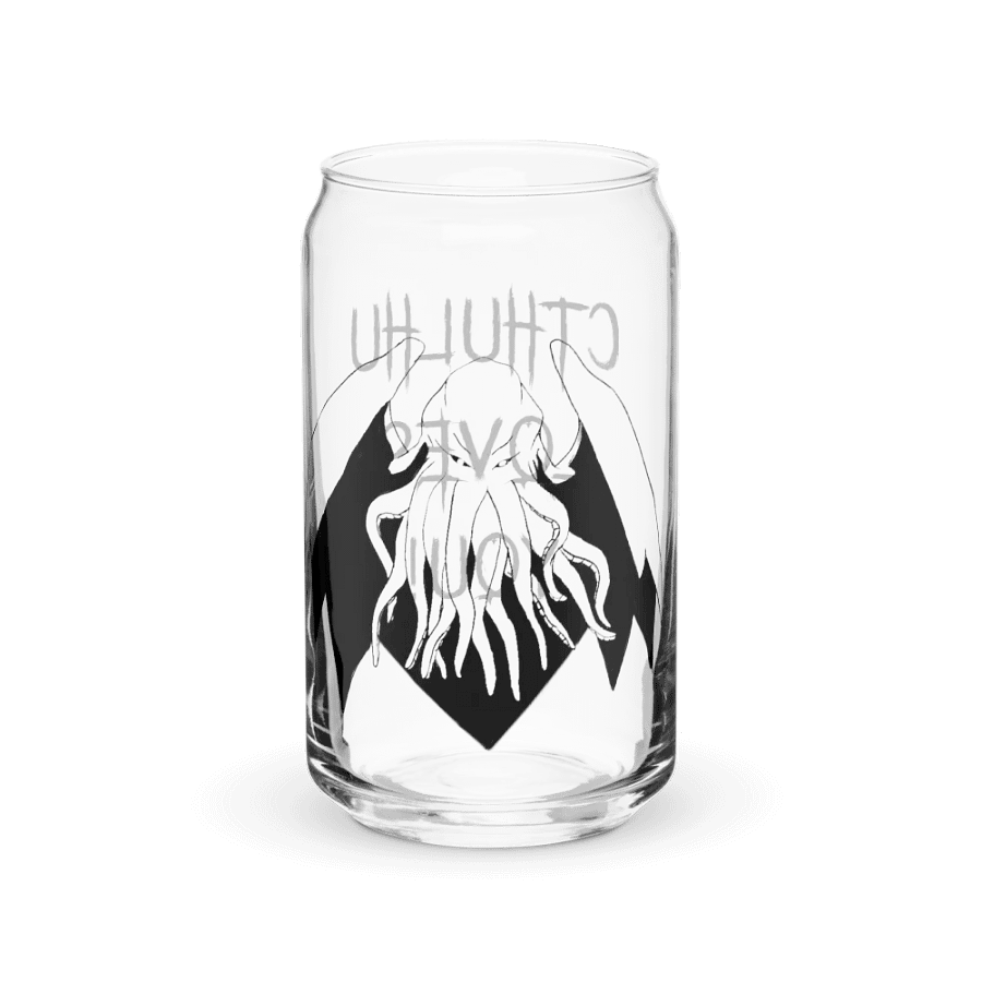 Cthulhu Loves You Can Shaped Glass product image (39)