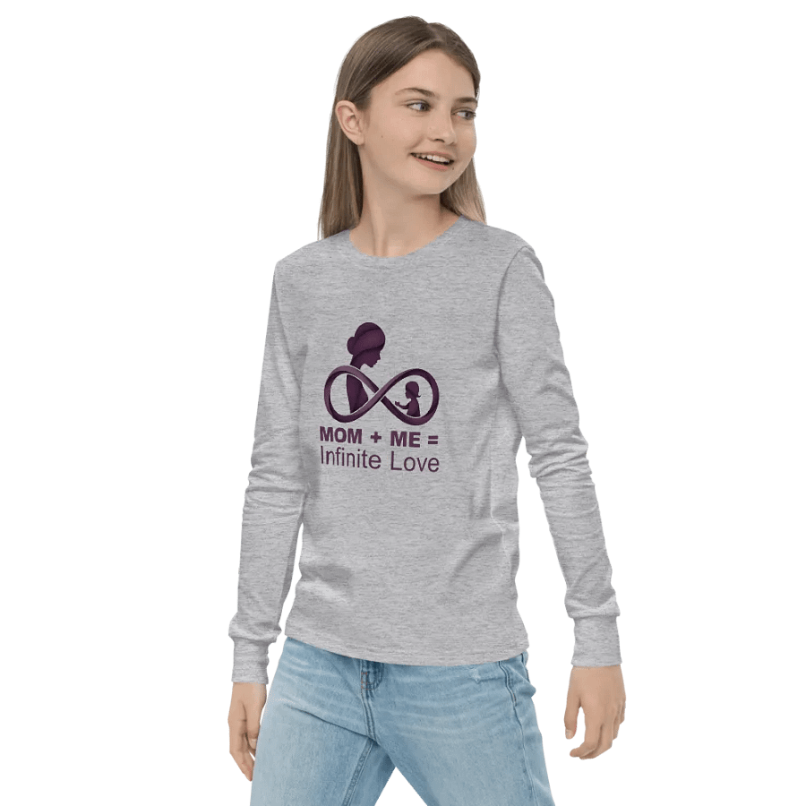 Mom + Me = Infinite Love | Mother's Day Long sleeve T-Shirt for Moms & Kids product image (10)