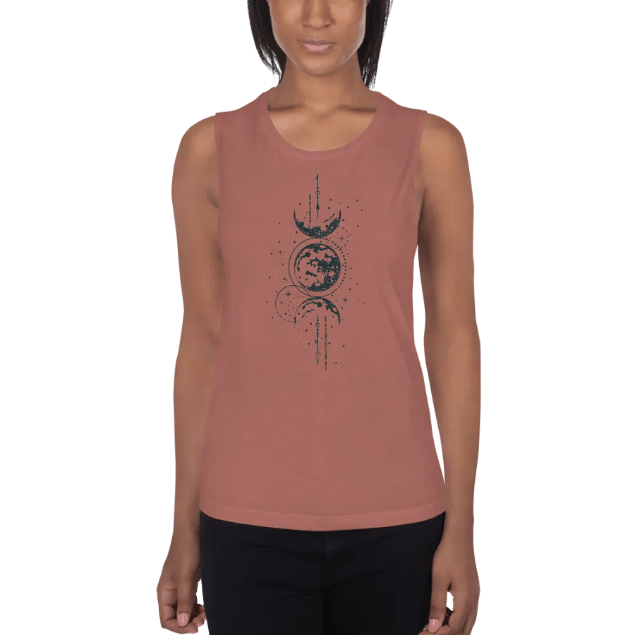 Fragmented Elegance Muscle Tank product image (3)