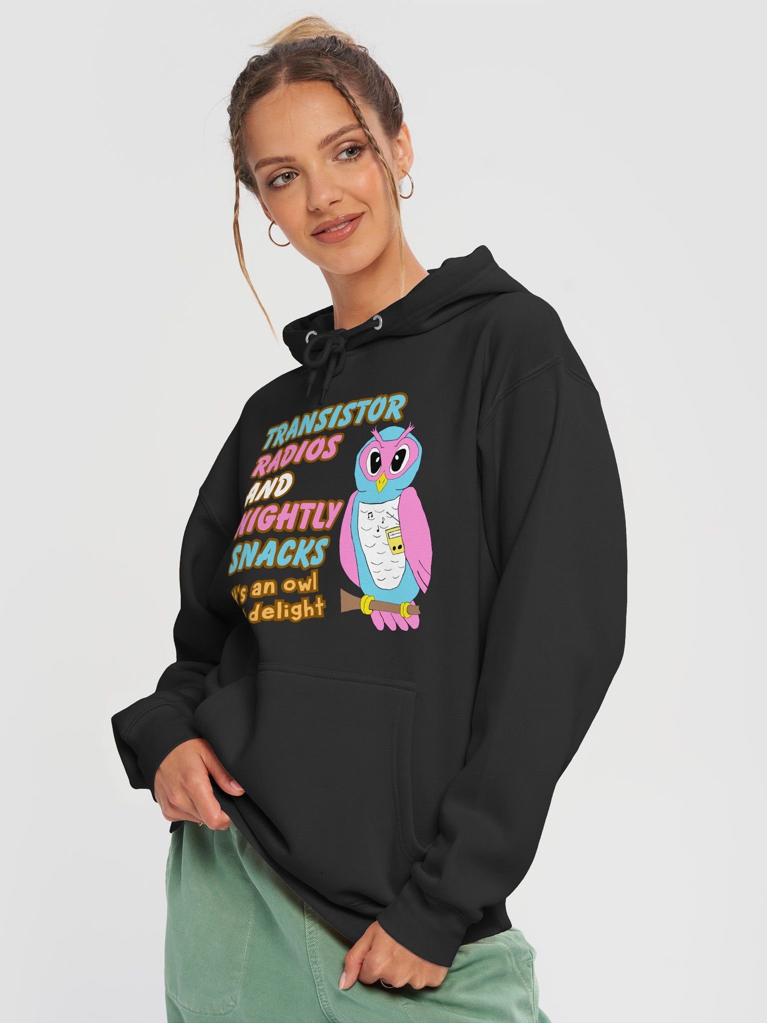 Reclaim the Owl Text hoodie product image (22)