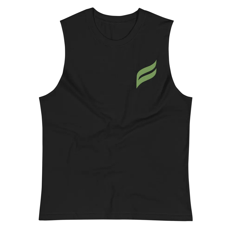 gym bro tank (embroidered logo) product image (4)