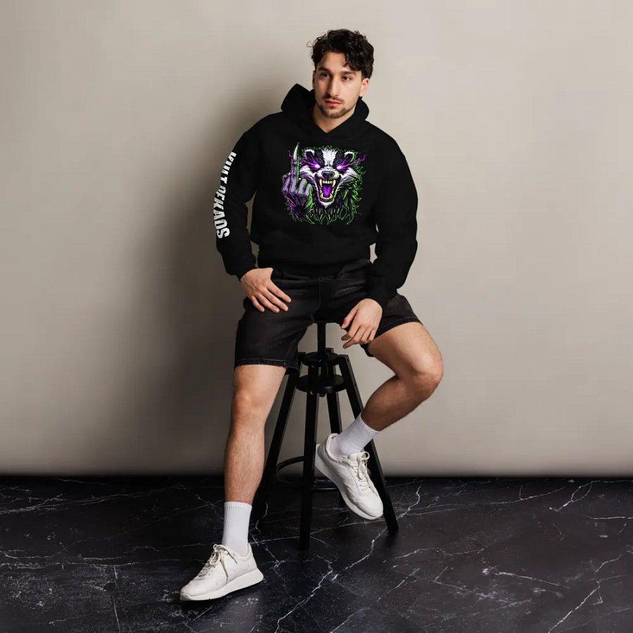 Kaos Badger Don't Give A F*ck Hoodie product image (5)