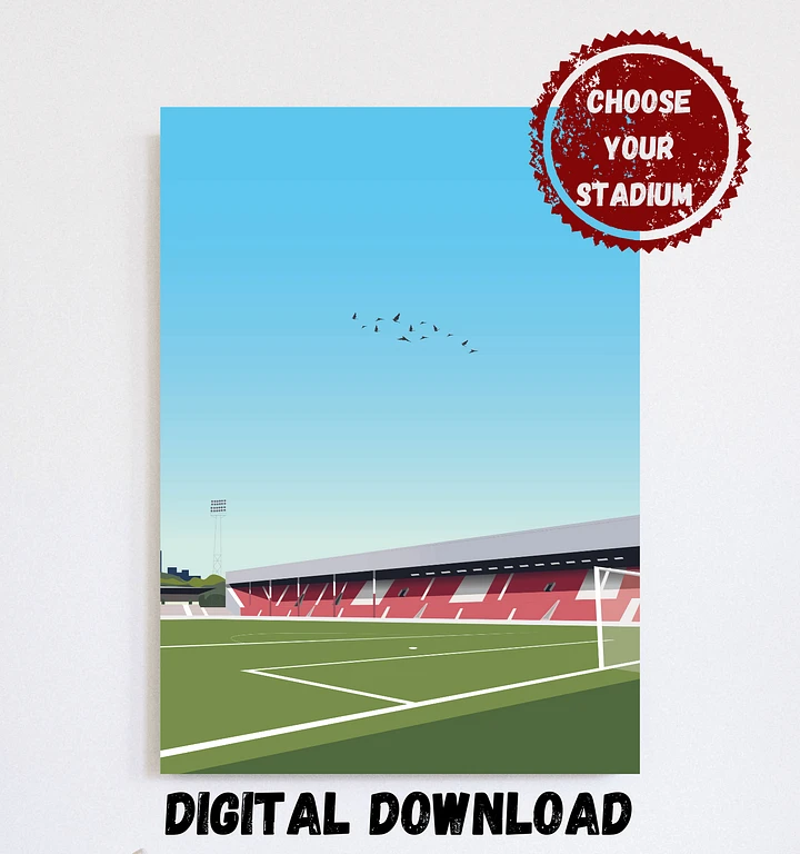 Brentford Community Stadium Map Design Digital Download product image (1)