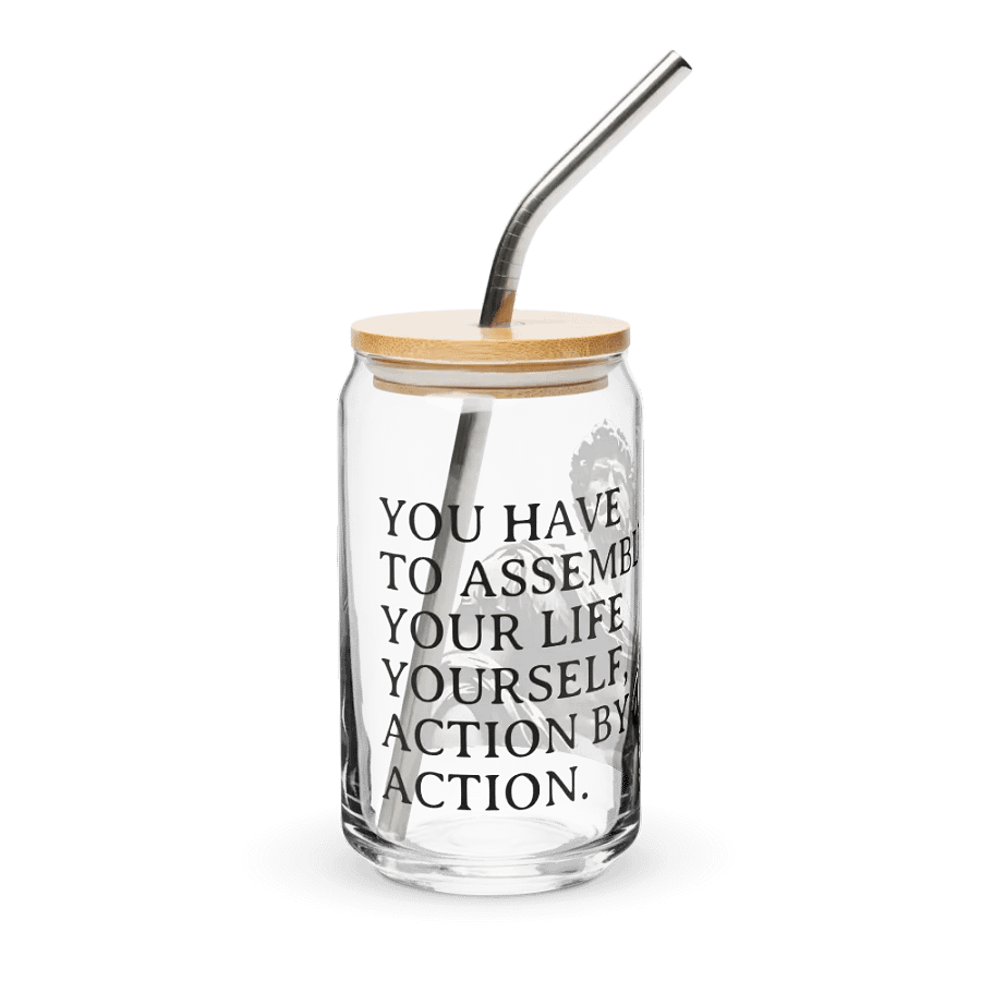 Marcus Aurelius Quote Can-Shaped Glass product image (4)