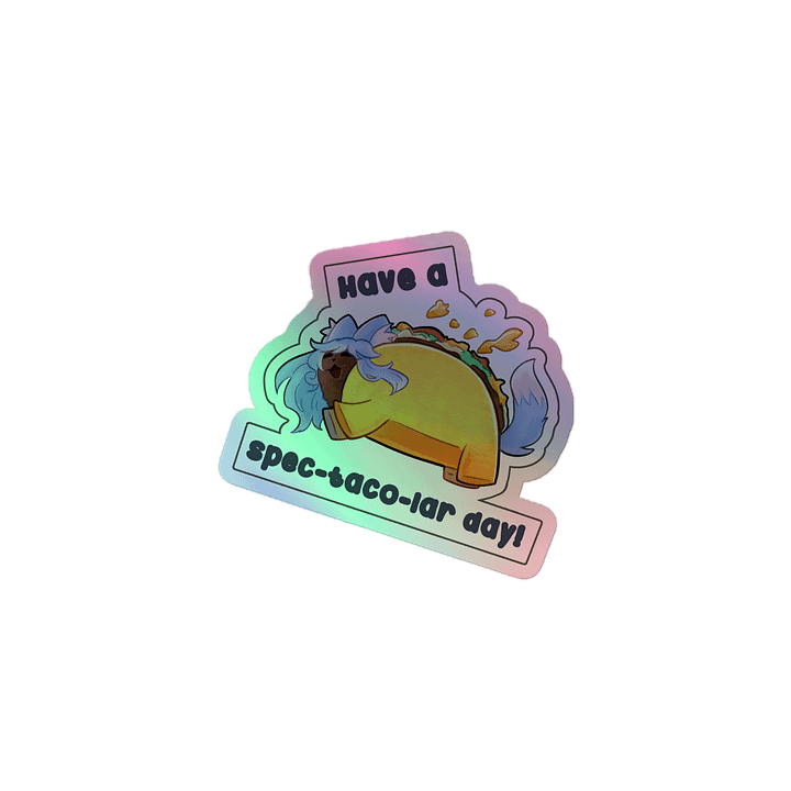 TacoWolfeh - Spec-taco-lar Sticker product image (1)