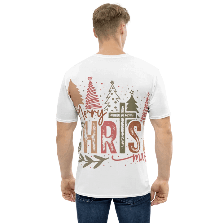Festive Merry Christmas All-Over T-Shirt product image (1)