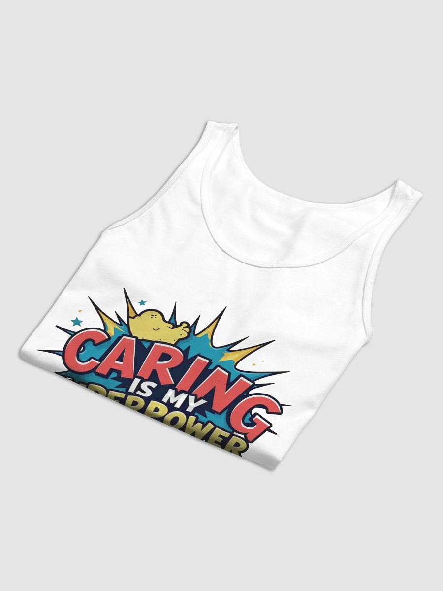 Superpower Caring Comic Tank product image (5)