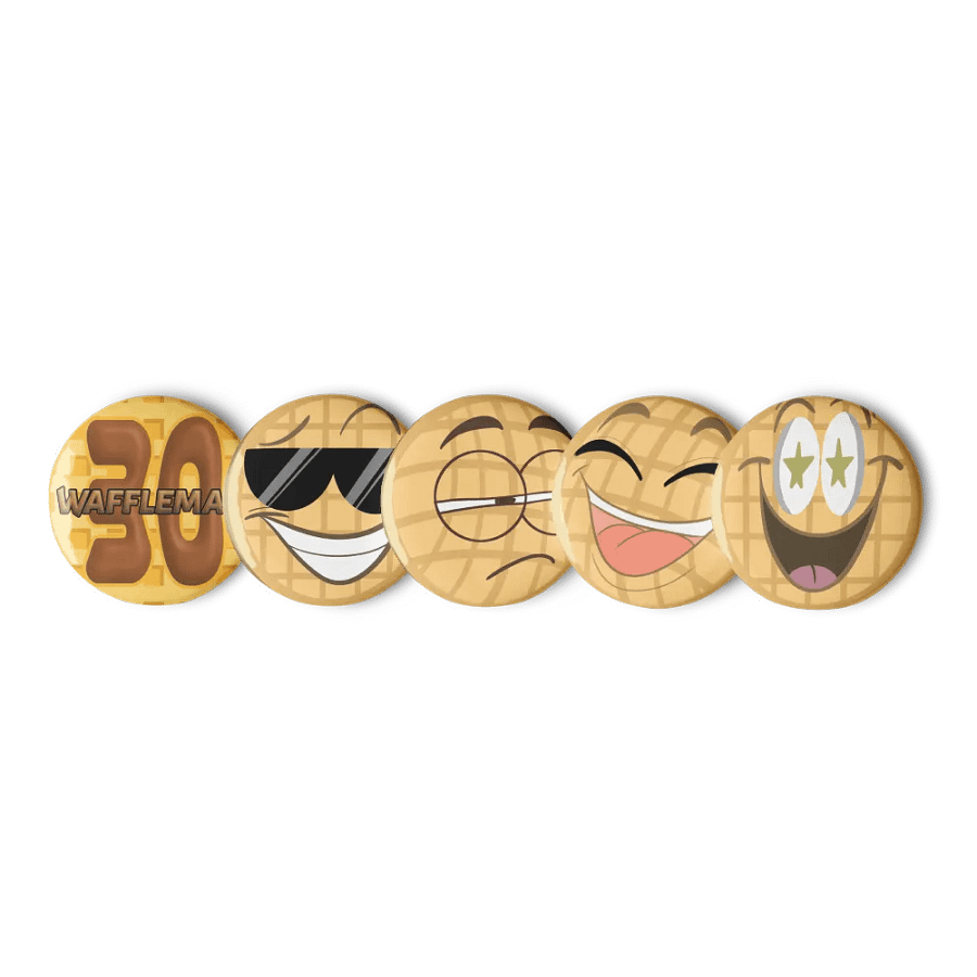 Waffleman Emote Buttons (Series 1) product image (6)