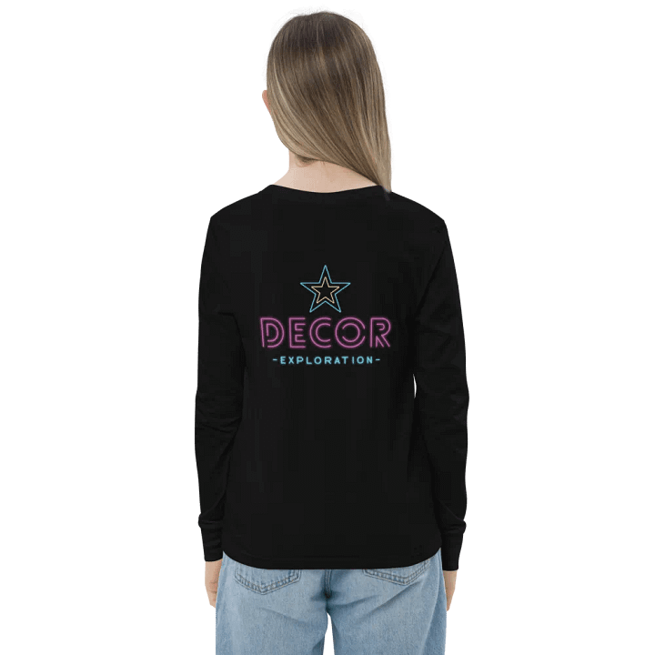 Decor Exploration Logo Youth Long Sleeve Tee product image (1)