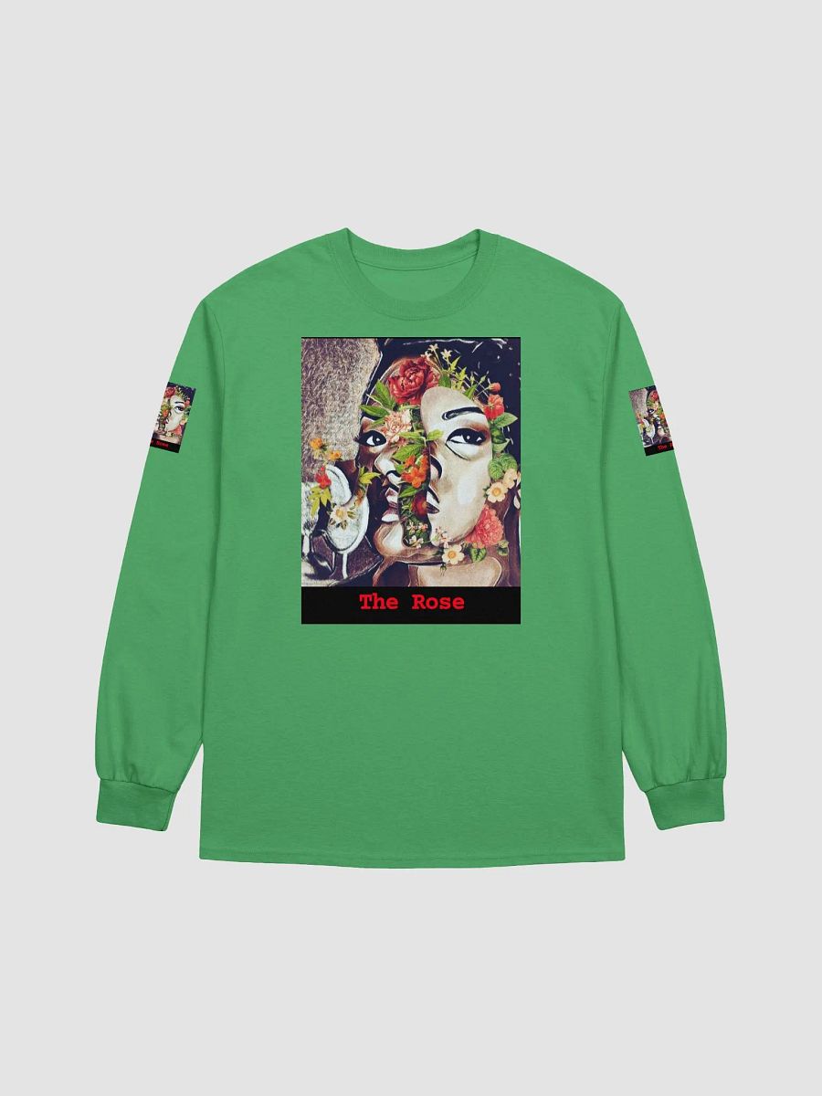 The Rose Long Sleeve Green Tee product image (1)