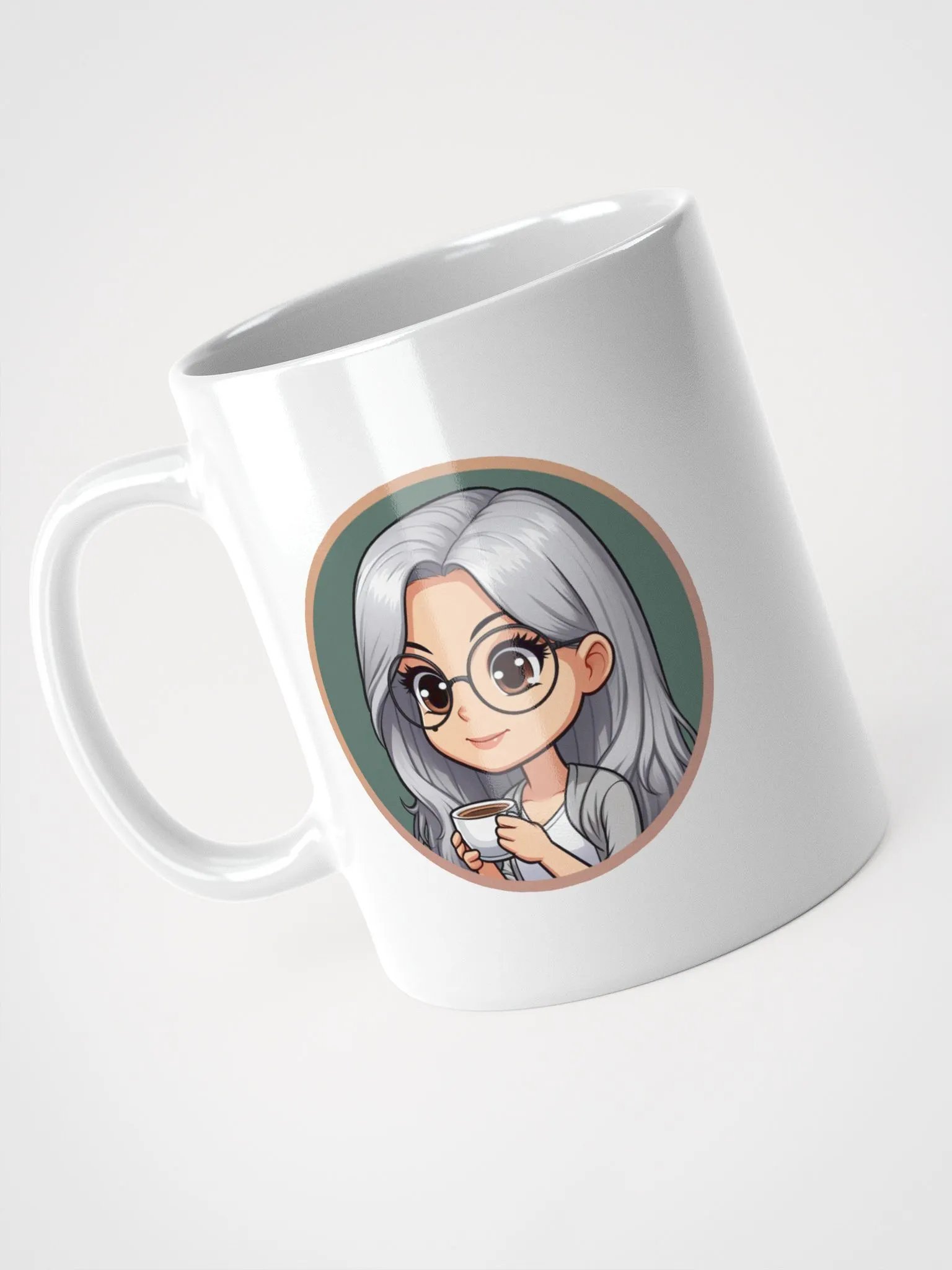 Double Logo Mug in White product image (3)