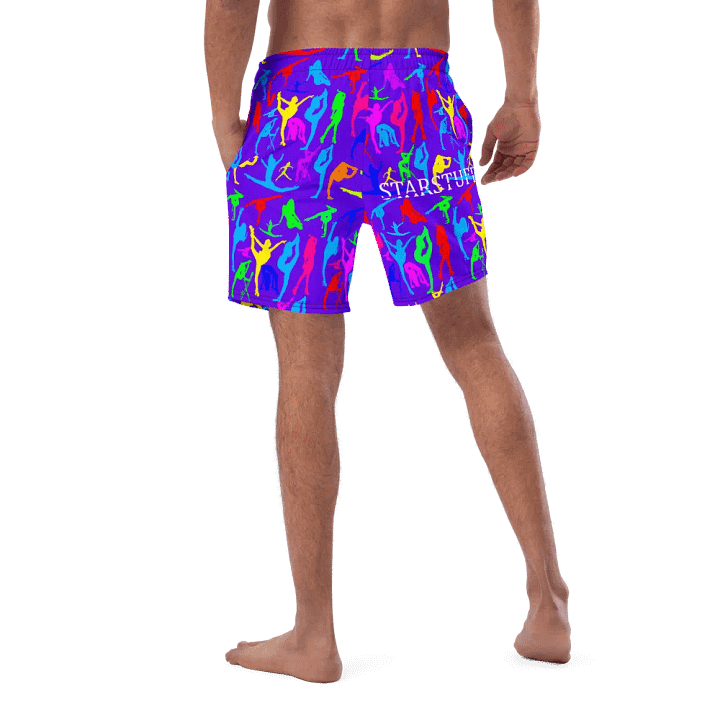 Purple Bright Flexible StarStuff Swim Trunks product image (1)