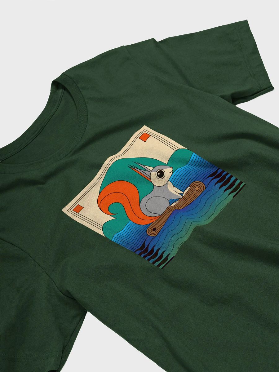 Super Soft and Flattering Tee: Art Deco Squirrel Design product image (3)