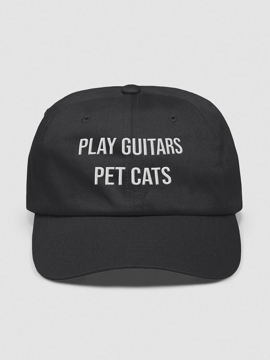 "Play Guitars, Pet Cats" Hat product image (1)
