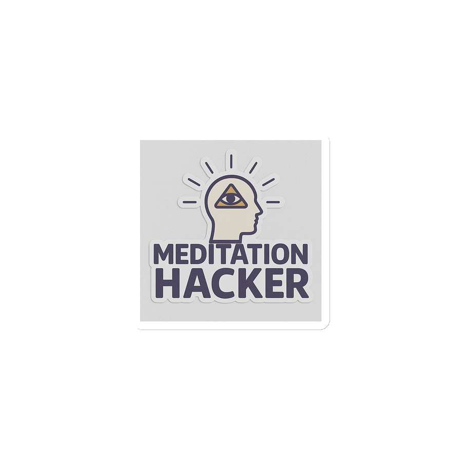MEDITATION HACKER — Cognitive Calm Magnet product image (1)