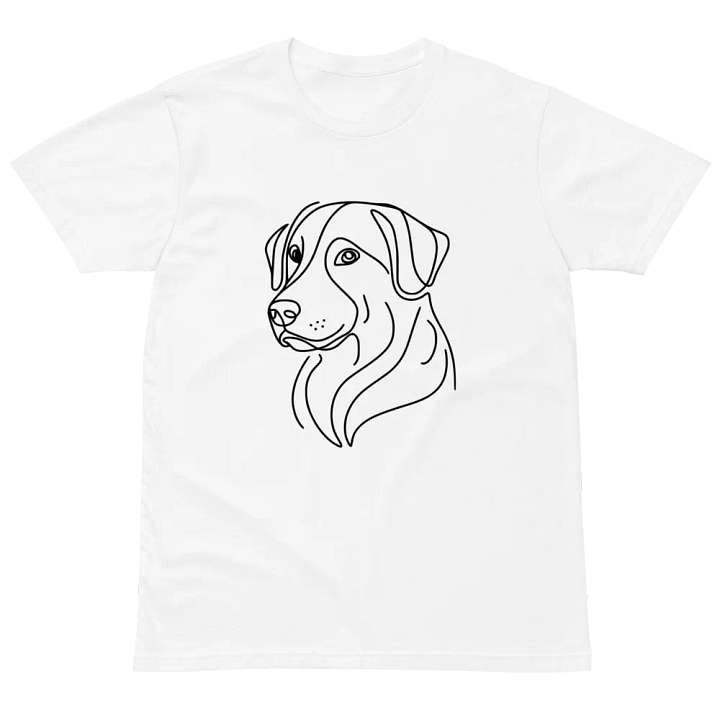 Modern Dog Outline Unisex T-Shirt product image (2)