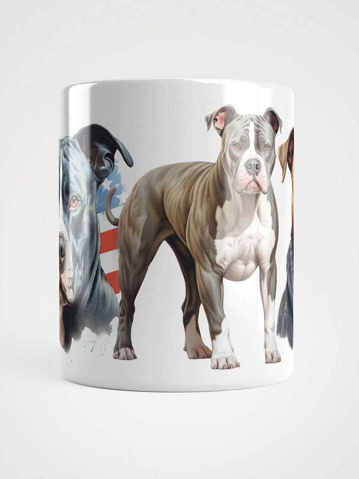 Patriotic Pups White Glossy Mug product image (2)